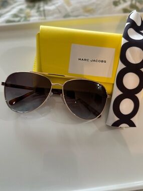 Marc Jacobs MARC 760/S Gold Aviator Sunglasses